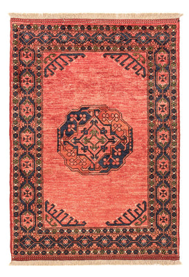 Tapis afghan - 120 x 85 cm - rouge clair
