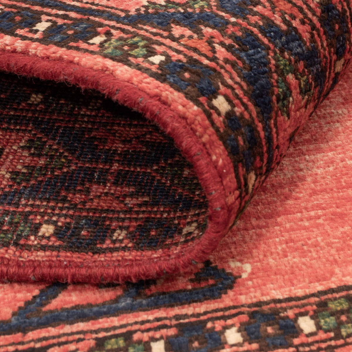 Tapis afghan - 120 x 85 cm - rouge clair