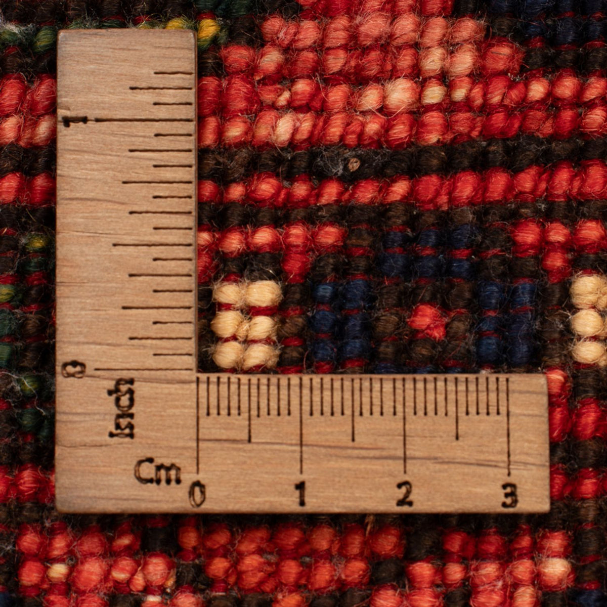 Tapis afghan - 120 x 85 cm - rouge clair