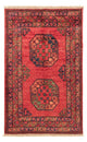 Tapis afghan - 138 x 86 cm - rouge