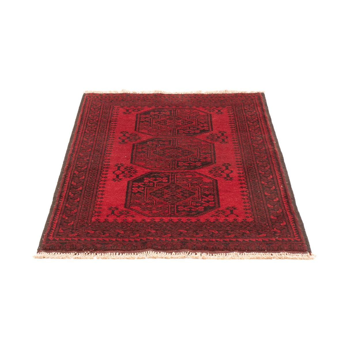 Tapis afghan - Filpa - 120 x 80 cm - rouge