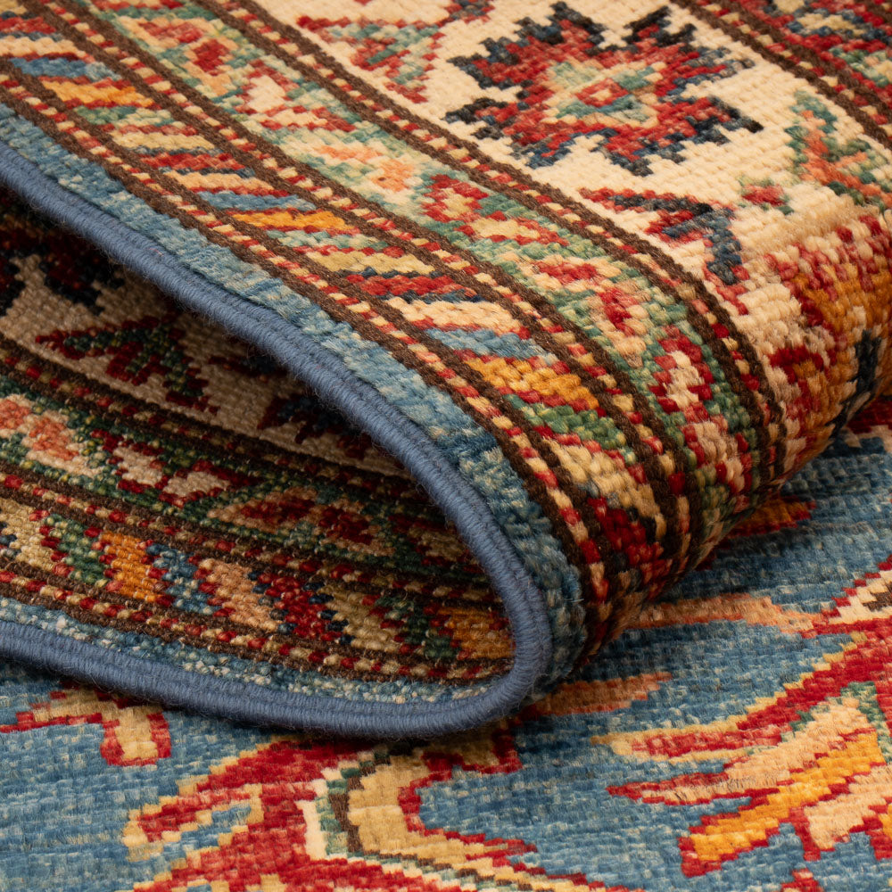 Tapis Ziegler - Kazak - Royal - 125 x 83 cm - bleu