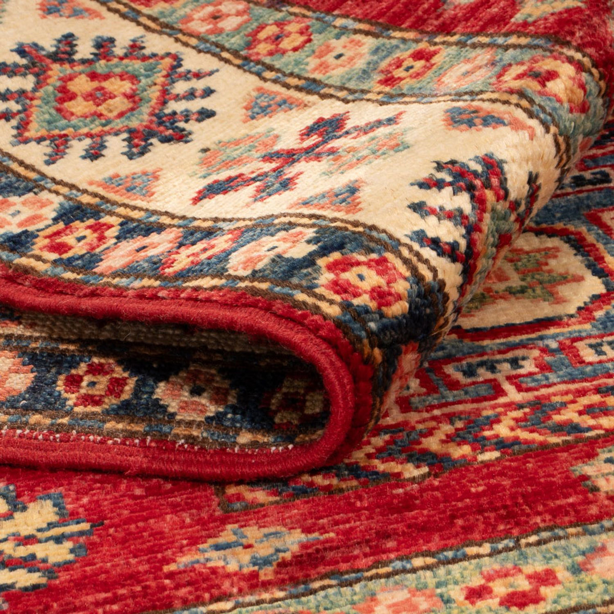 Tapis Ziegler - Kazak - Royal - 122 x 84 cm - rouge bordeaux