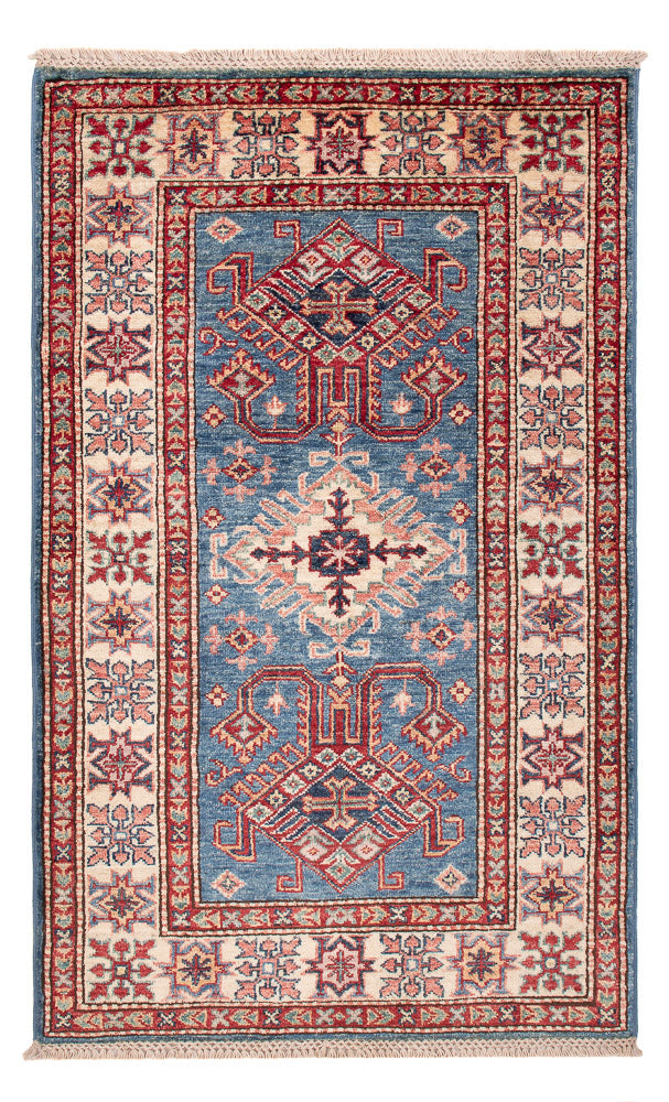 Tapis Ziegler - Kazak - Royal - 126 x 81 cm - bleu