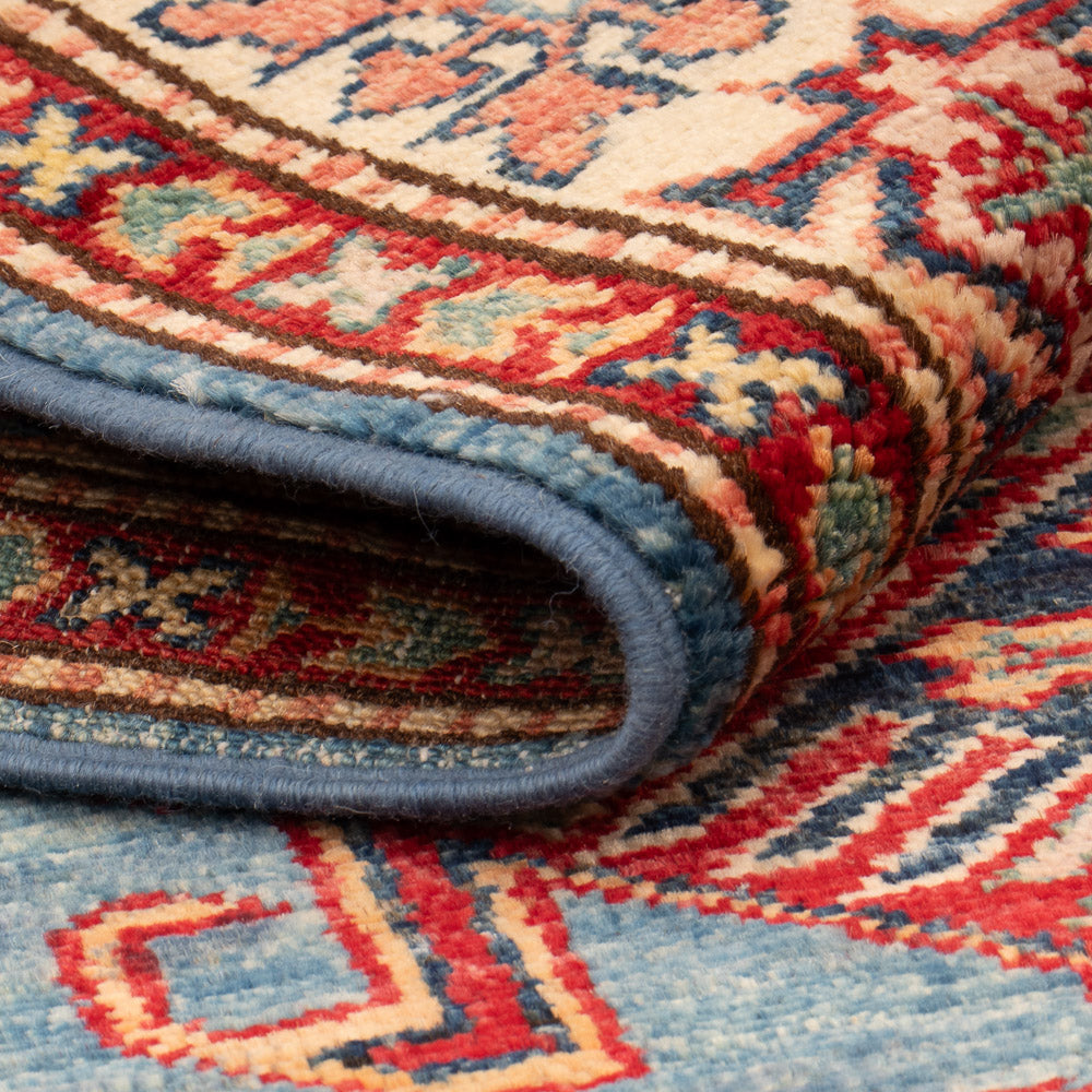 Tapis Ziegler - Kazak - Royal - 126 x 81 cm - bleu