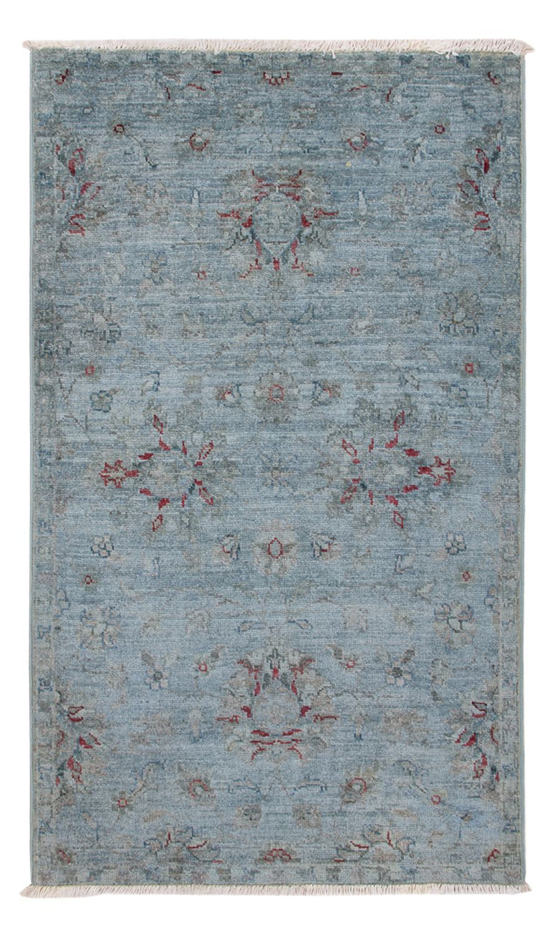 Tapis Ziegler - Moderne - 123 x 72 cm - bleu pétrole