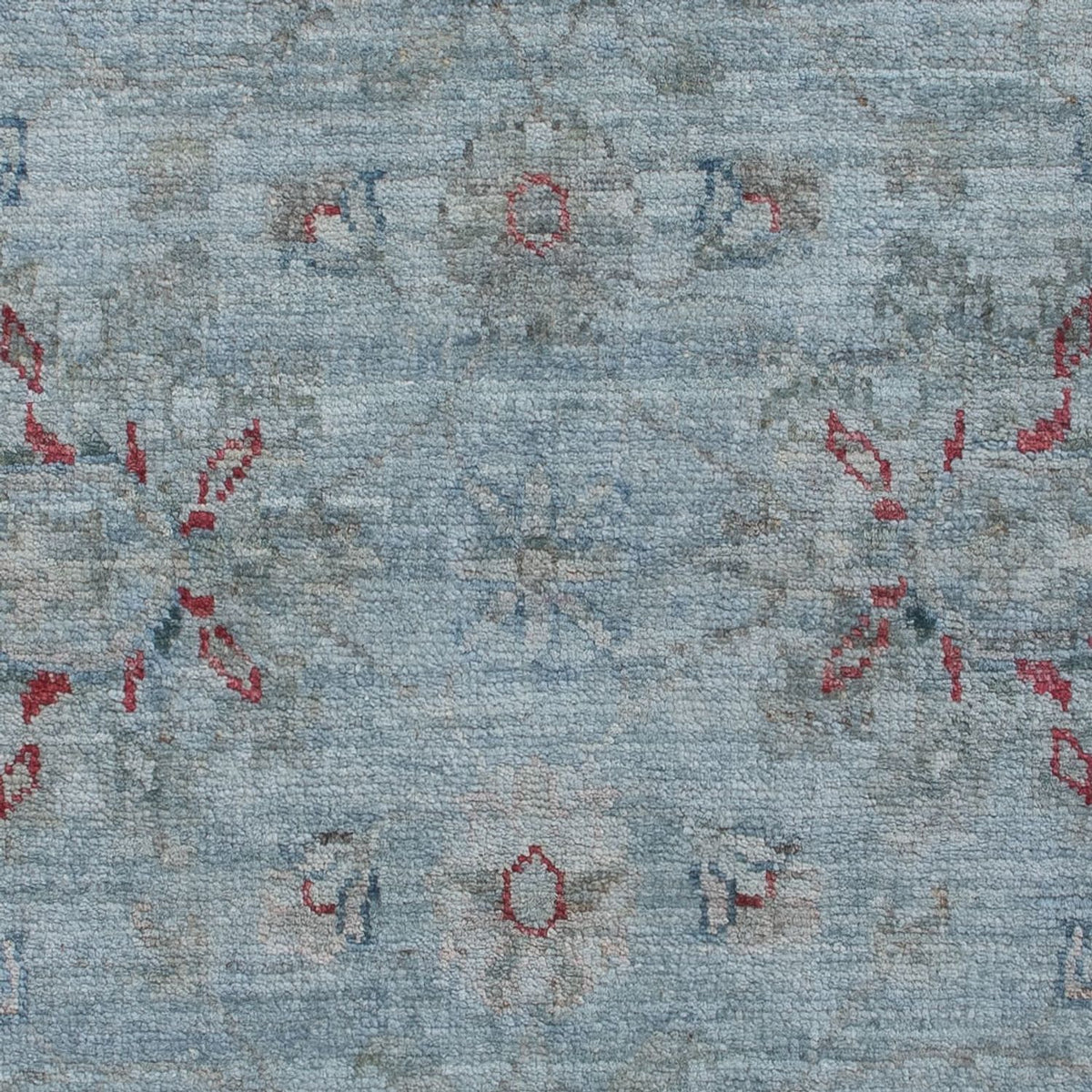 Tapis Ziegler - Moderne - 123 x 72 cm - bleu pétrole