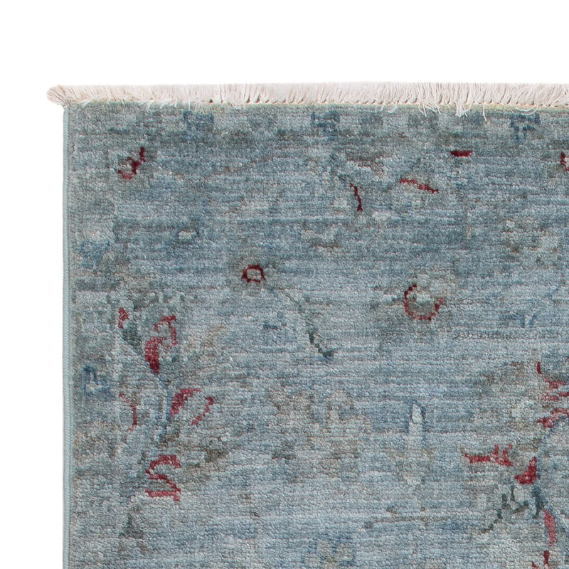 Tapis Ziegler - Moderne - 123 x 72 cm - bleu pétrole