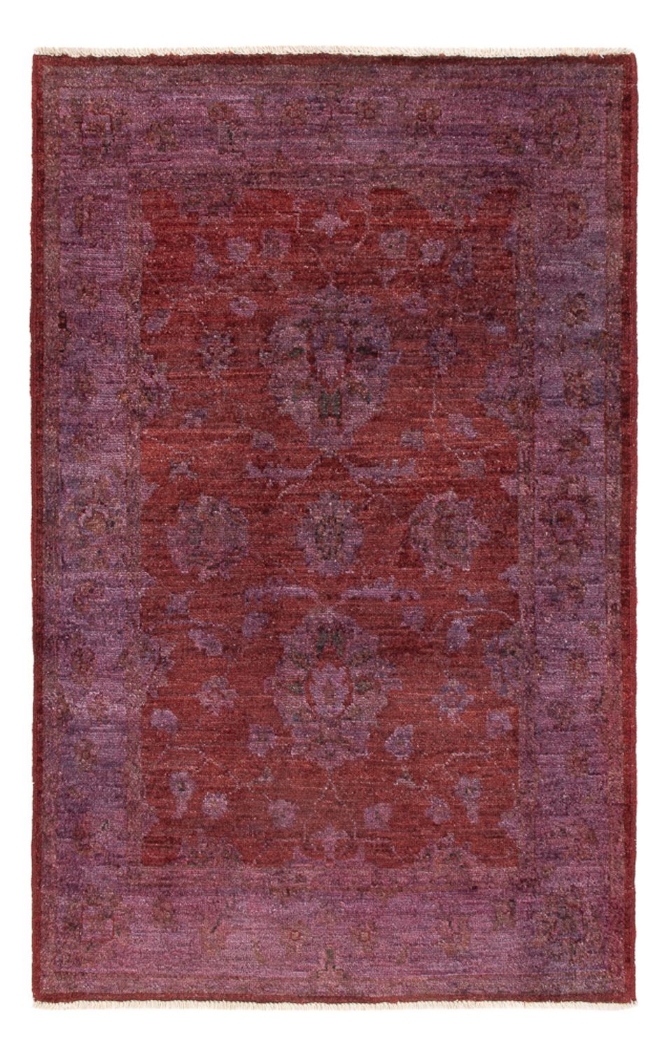 Tapis Ziegler - Moderne - 122 x 80 cm - rouge bordeaux