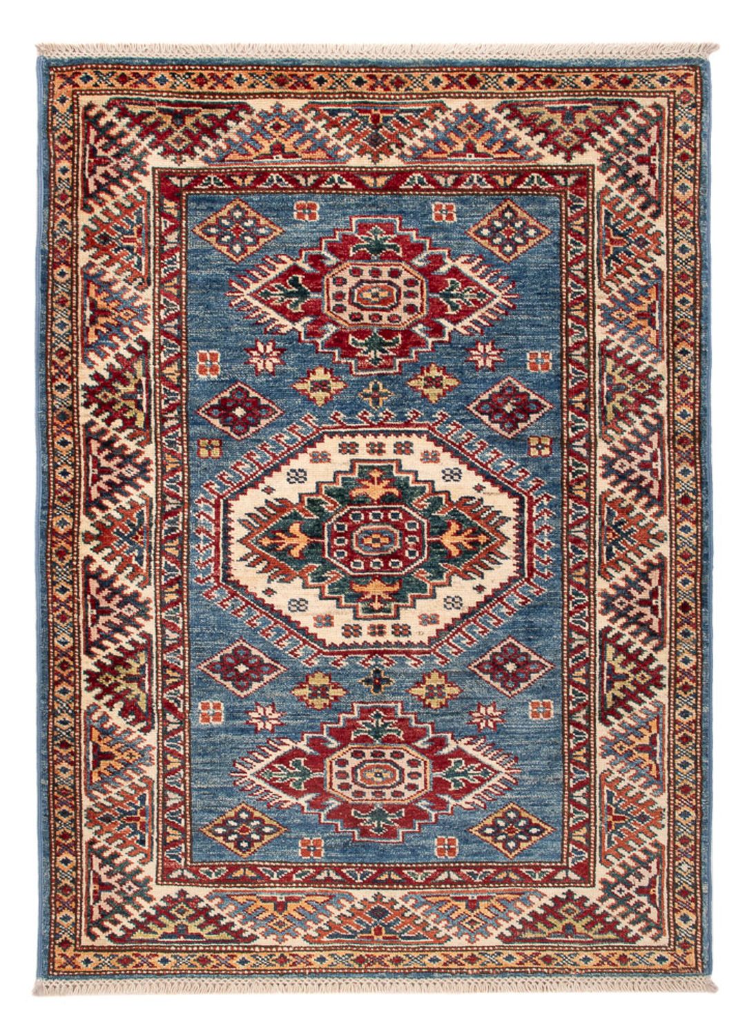 Tapis Ziegler - Kazak - Royal - 124 x 89 cm - bleu