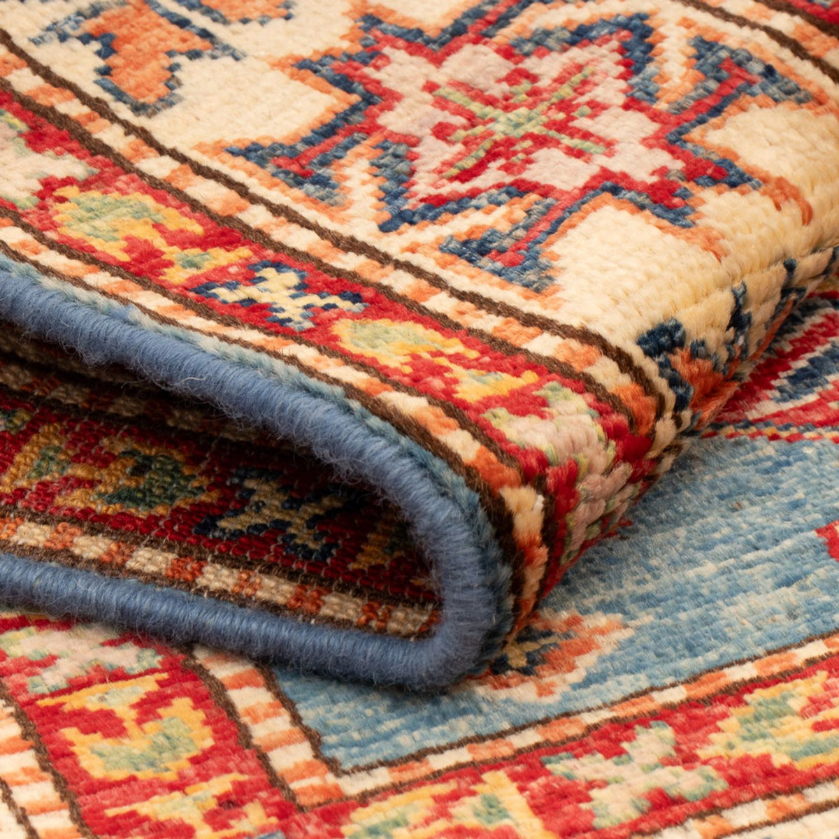 Tapis Ziegler - Kazak - Royal - 119 x 81 cm - bleu