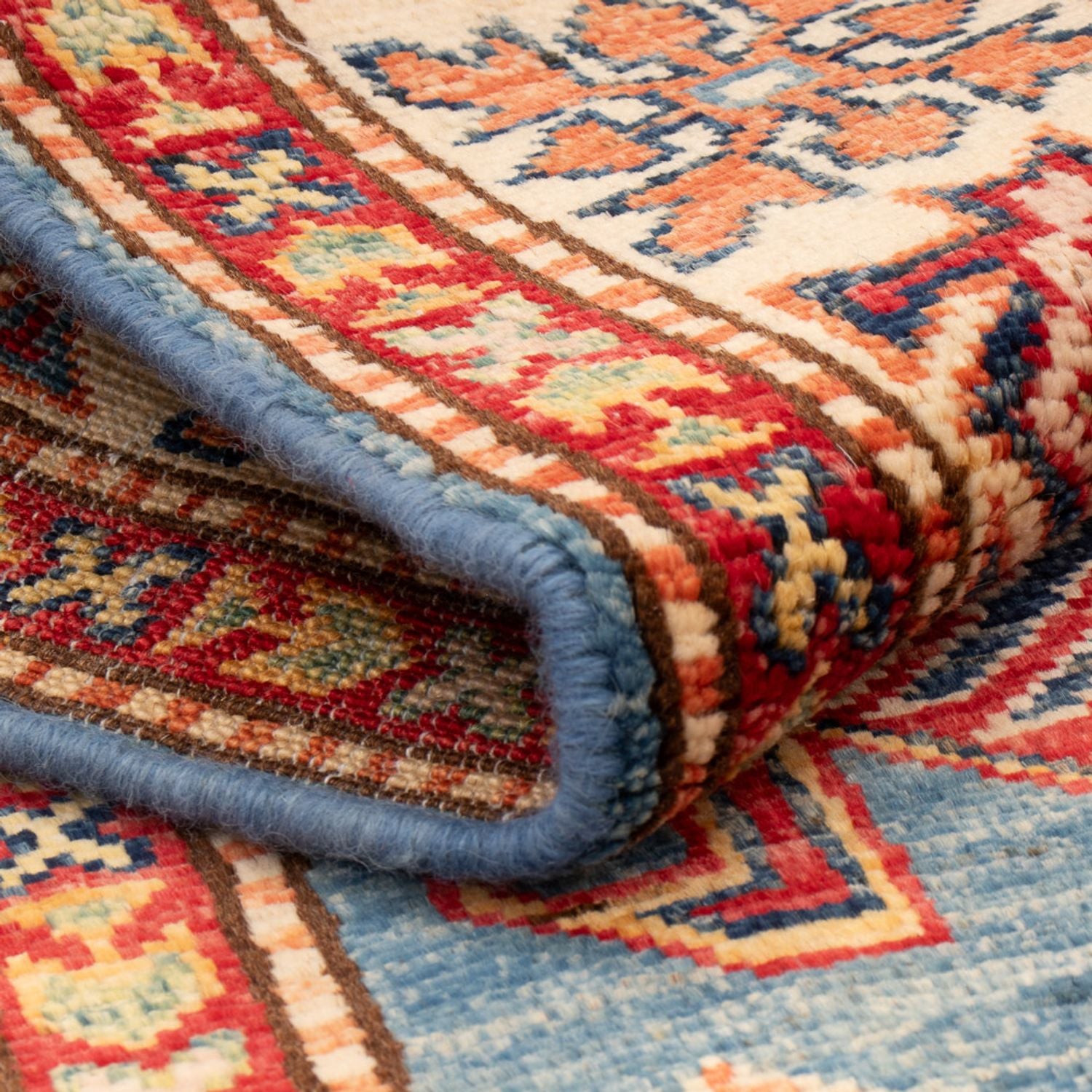 Tapis Ziegler - Kazak - Royal - 125 x 80 cm - bleu