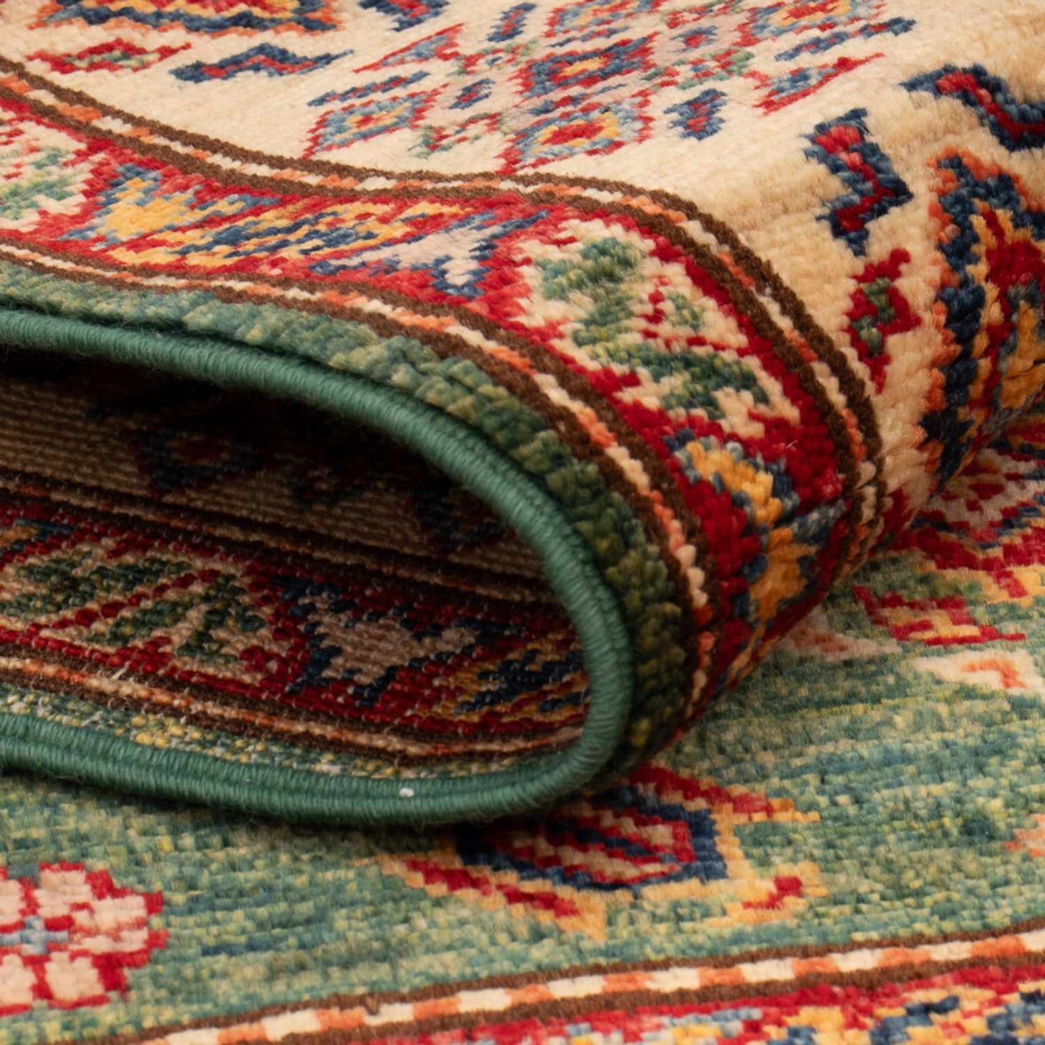 Tapis Ziegler - Kazak - Royal - 124 x 82 cm - vert