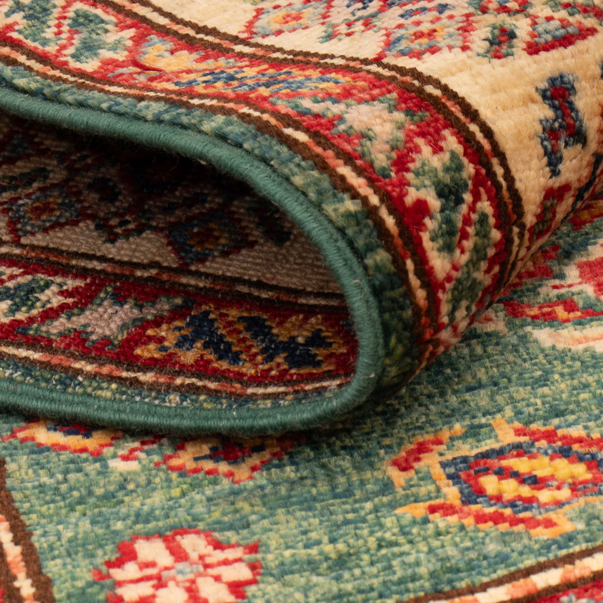 Tapis Ziegler - Kazak - Royal - 128 x 80 cm - vert