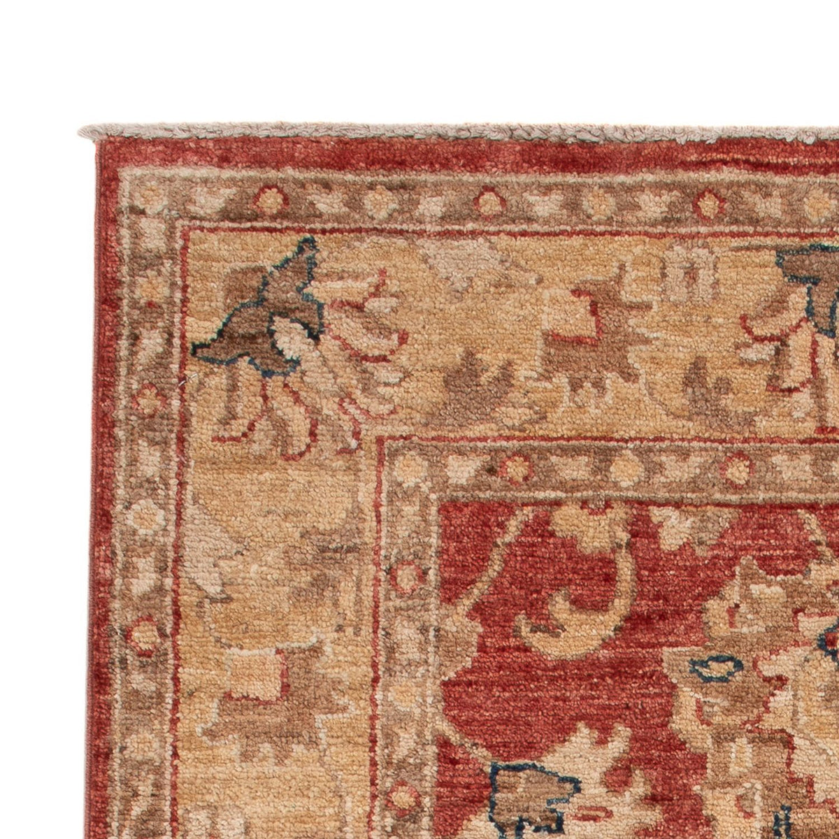 Tapis Ziegler - 123 x 78 cm - rouge foncé