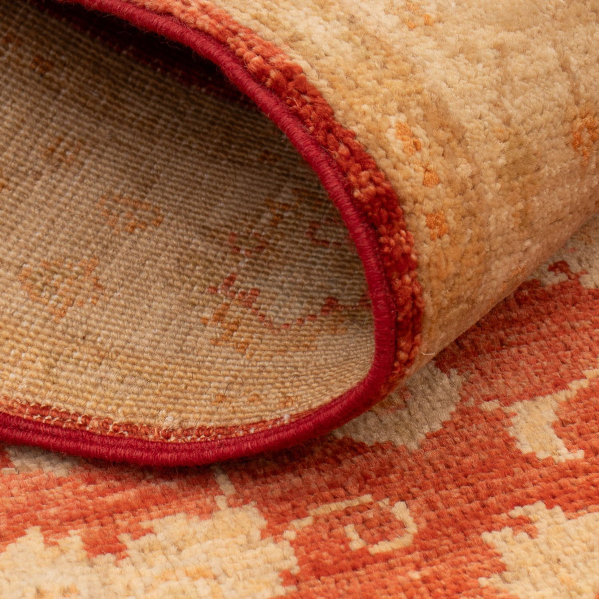 Tapis Ziegler - 125 x 80 cm - rouge foncé