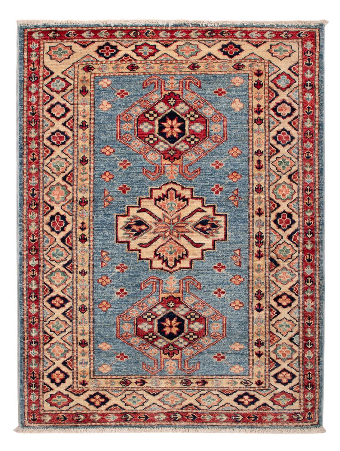Tapis Ziegler - Kazak - Royal - 101 x 77 cm - bleu