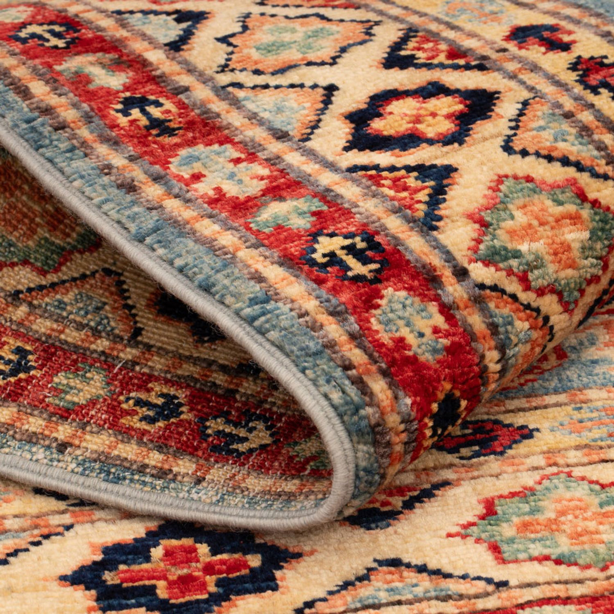 Tapis Ziegler - Kazak - Royal - 101 x 77 cm - bleu