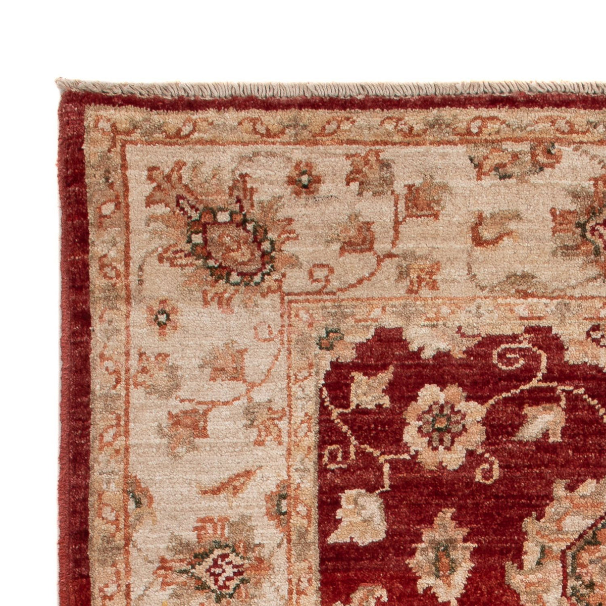 Tapis Ziegler - 122 x 84 cm - rouge bordeaux