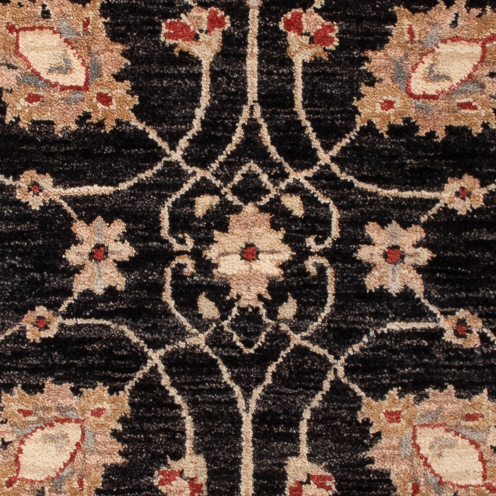 Tapis Ziegler - 120 x 80 cm - noir