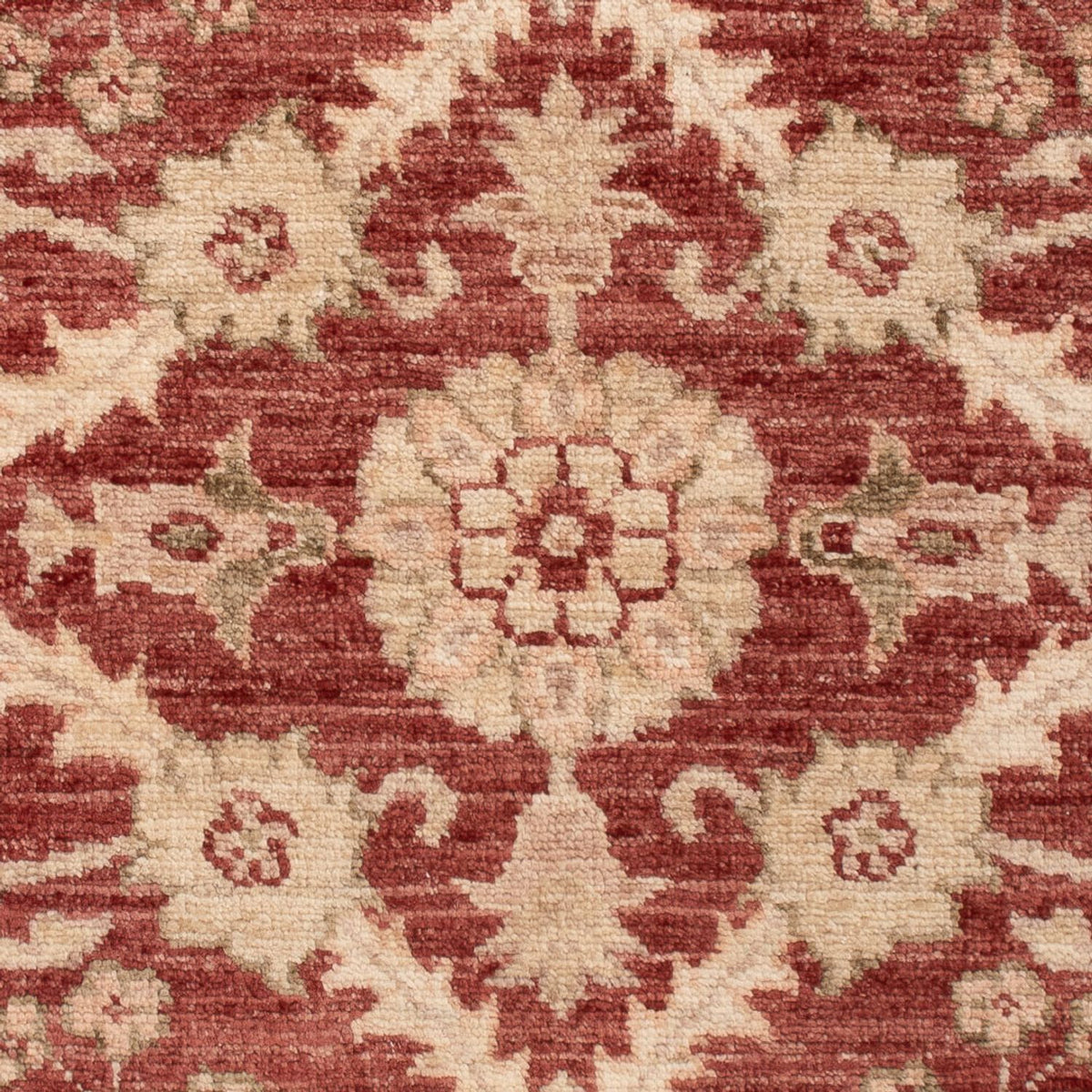 Tapis Ziegler - 129 x 82 cm - rouge bordeaux