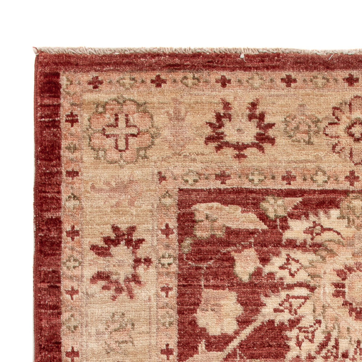 Tapis Ziegler - 129 x 82 cm - rouge bordeaux