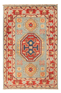 Tapis Ziegler - Kazak - 87 x 58 cm - bleu clair
