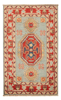 Tapis Ziegler - Kazak - 96 x 60 cm - bleu clair