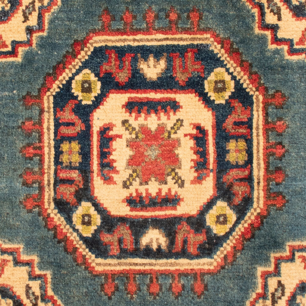 Tapis Ziegler - Kazak - 105 x 59 cm - bleu