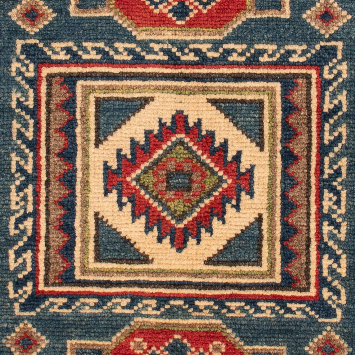 Tapis Ziegler - Kazak - 90 x 64 cm - bleu