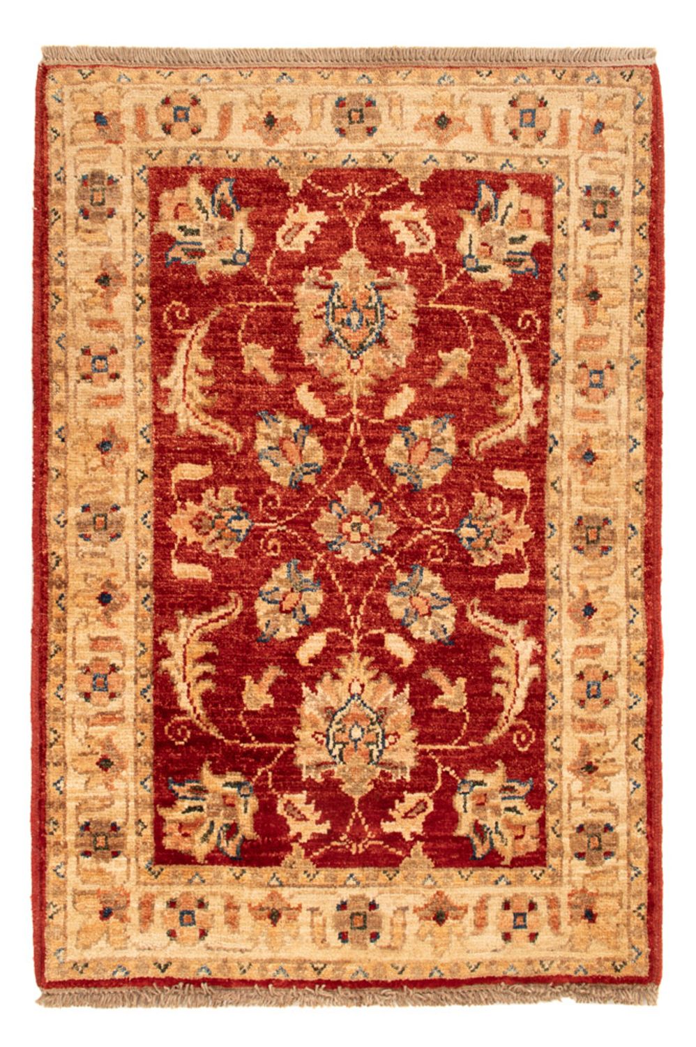 Tapis Ziegler - 86 x 59 cm - rouge bordeaux