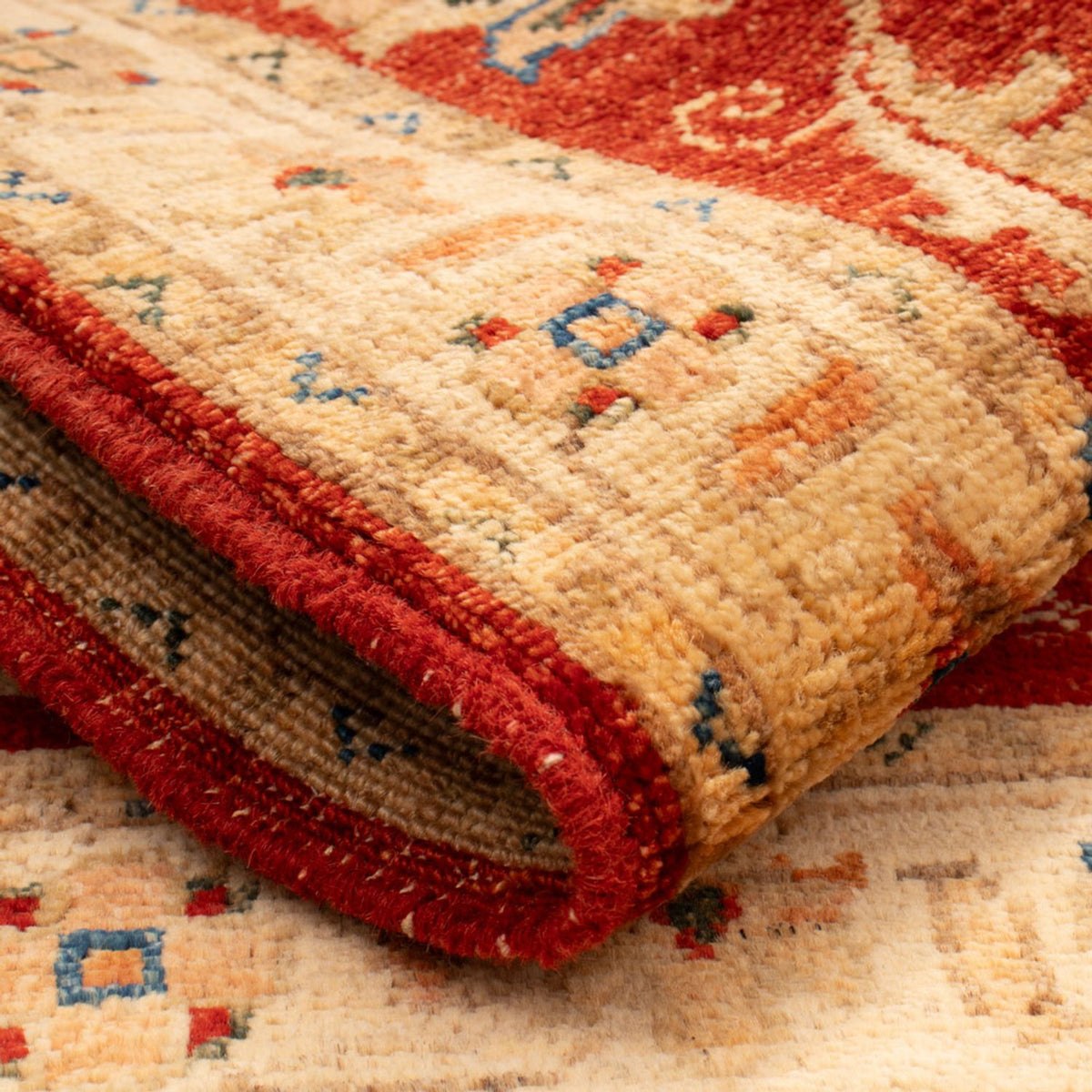 Tapis Ziegler - 86 x 59 cm - rouge bordeaux