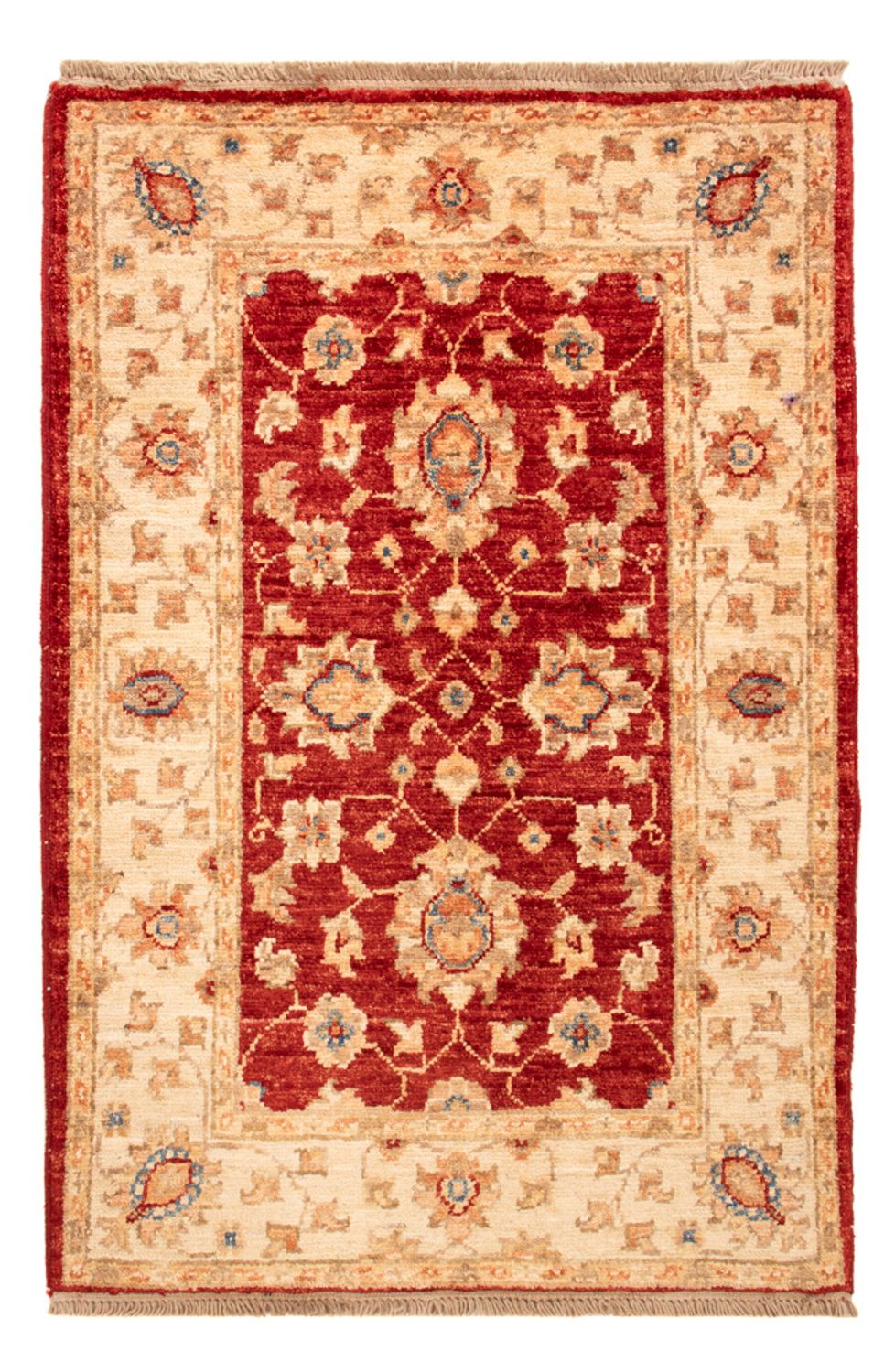 Tapis Ziegler - 90 x 60 cm - rouge bordeaux