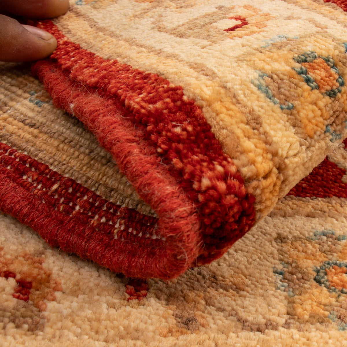 Tapis Ziegler - 67 x 53 cm - rouge bordeaux