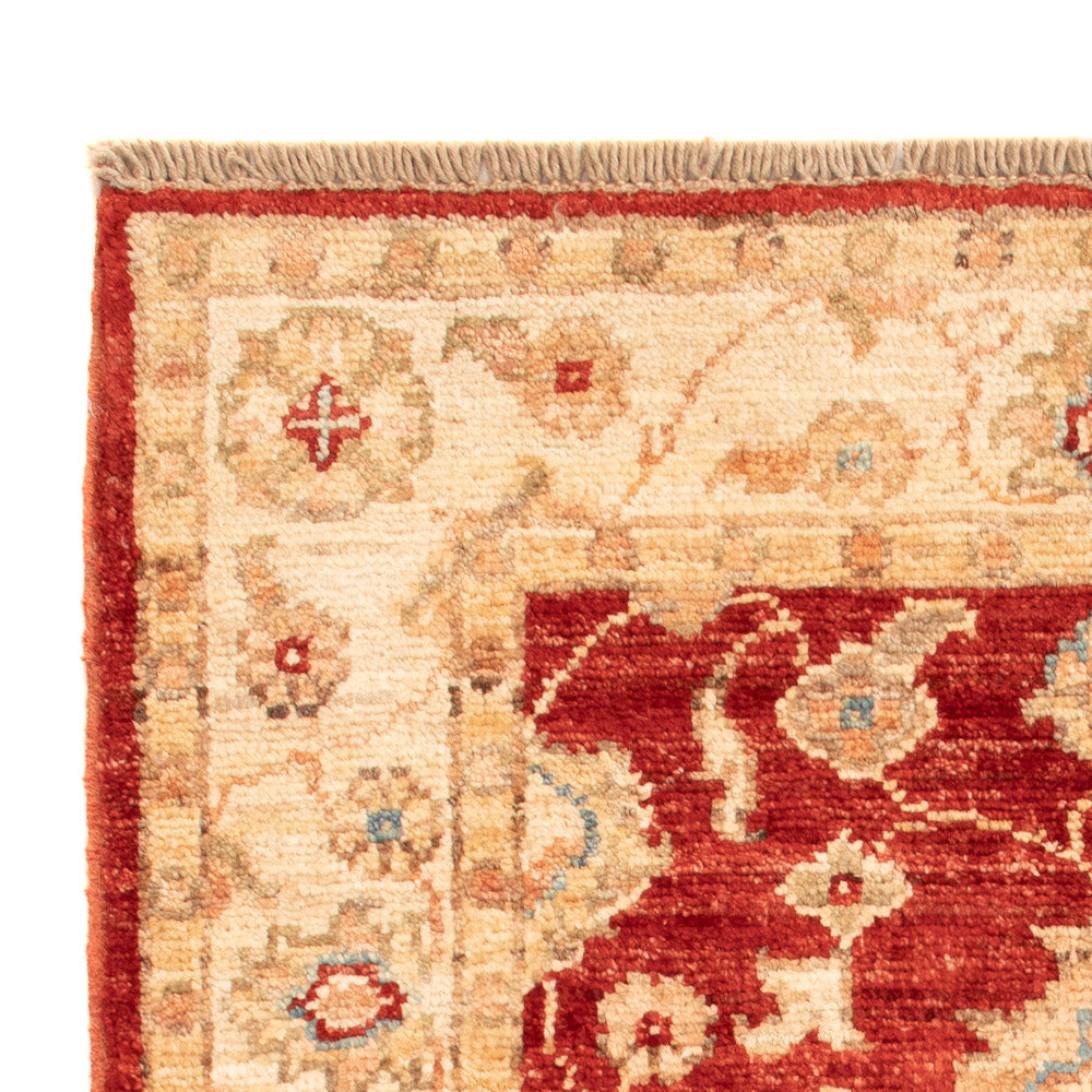 Tapis Ziegler - 90 x 61 cm - rouge bordeaux