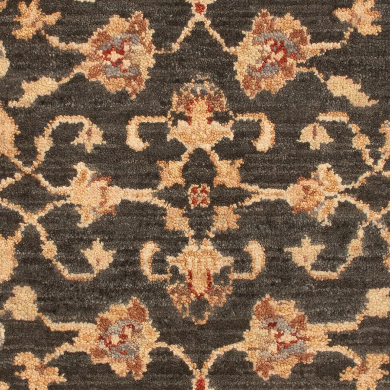 Tapis Ziegler - 90 x 60 cm - noir et blanc