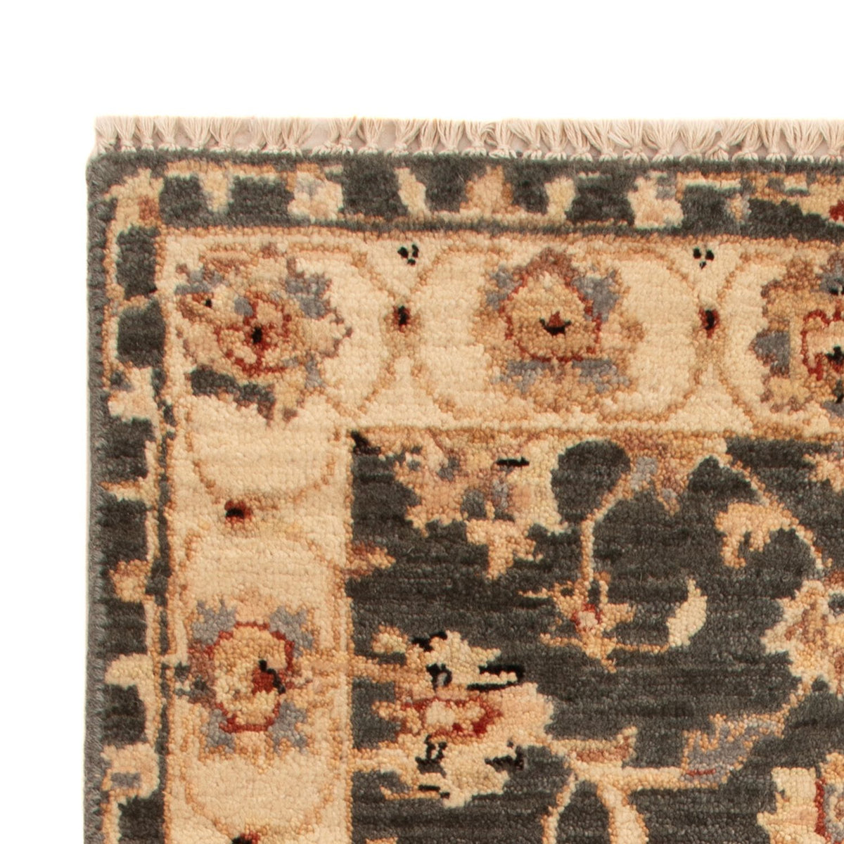 Tapis Ziegler - 90 x 60 cm - noir et blanc