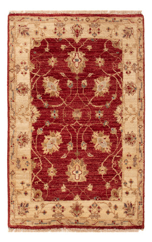 Tapis Ziegler - 90 x 60 cm - rouge bordeaux