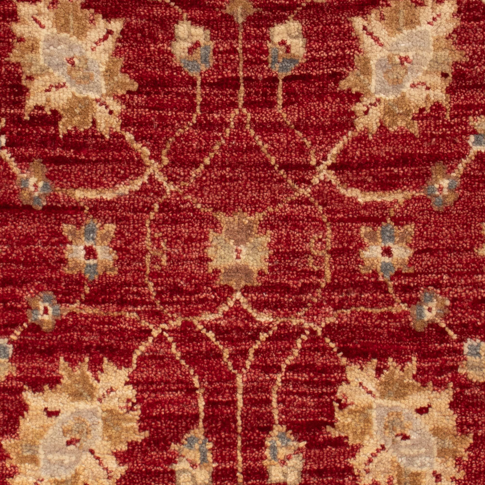 Tapis Ziegler - 90 x 60 cm - rouge bordeaux