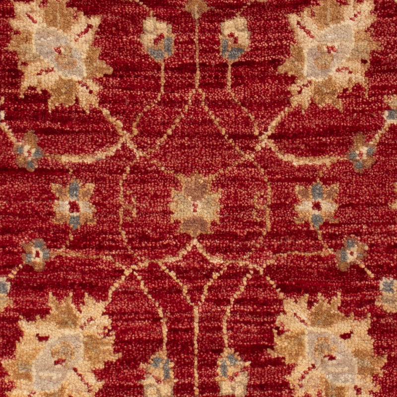 Tapis Ziegler - 90 x 60 cm - rouge bordeaux