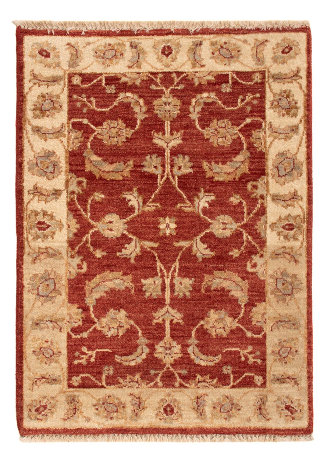 Tapis Ziegler - 90 x 60 cm - rouge bordeaux