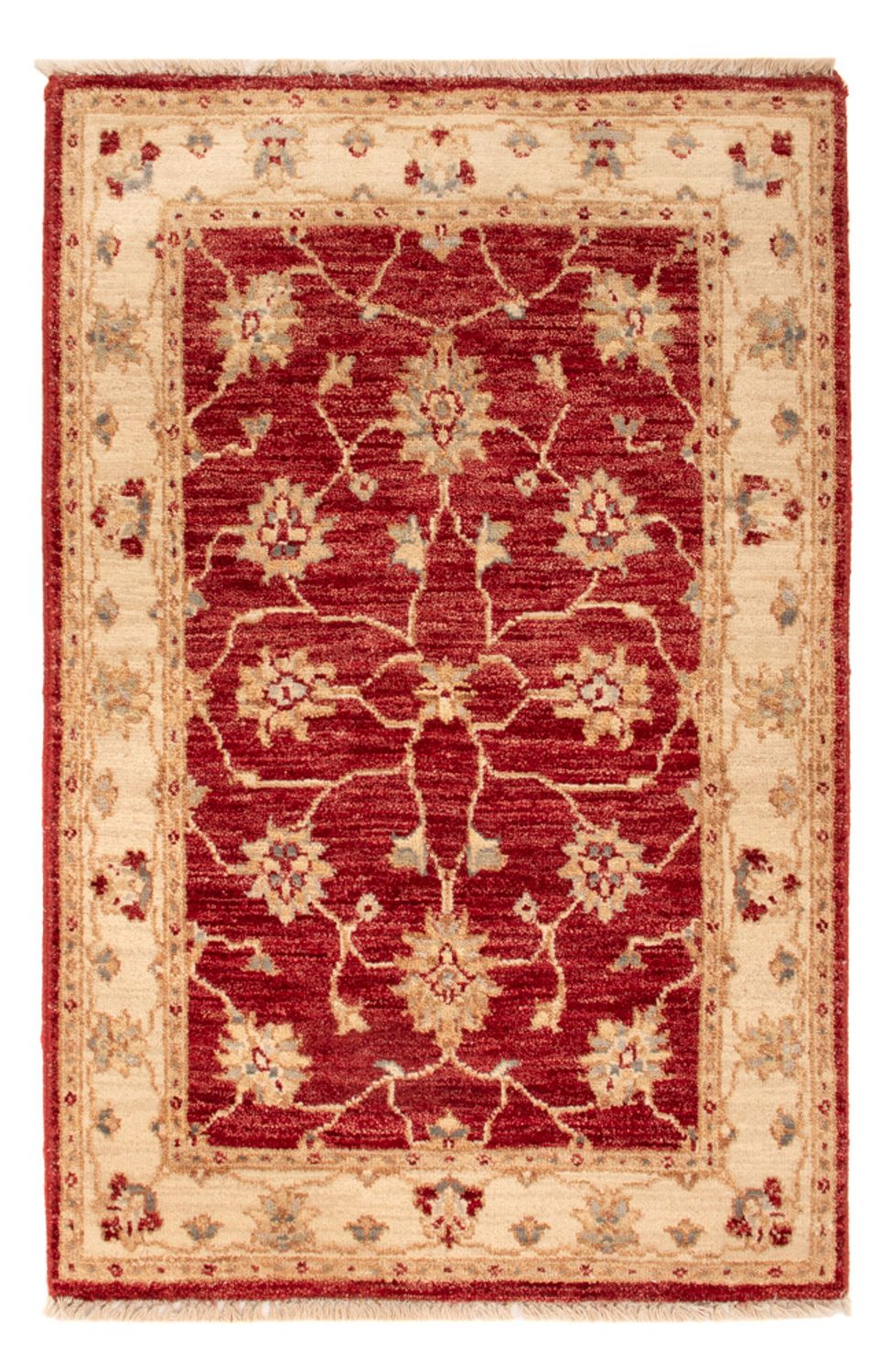 Tapis Ziegler - 90 x 60 cm - rouge bordeaux