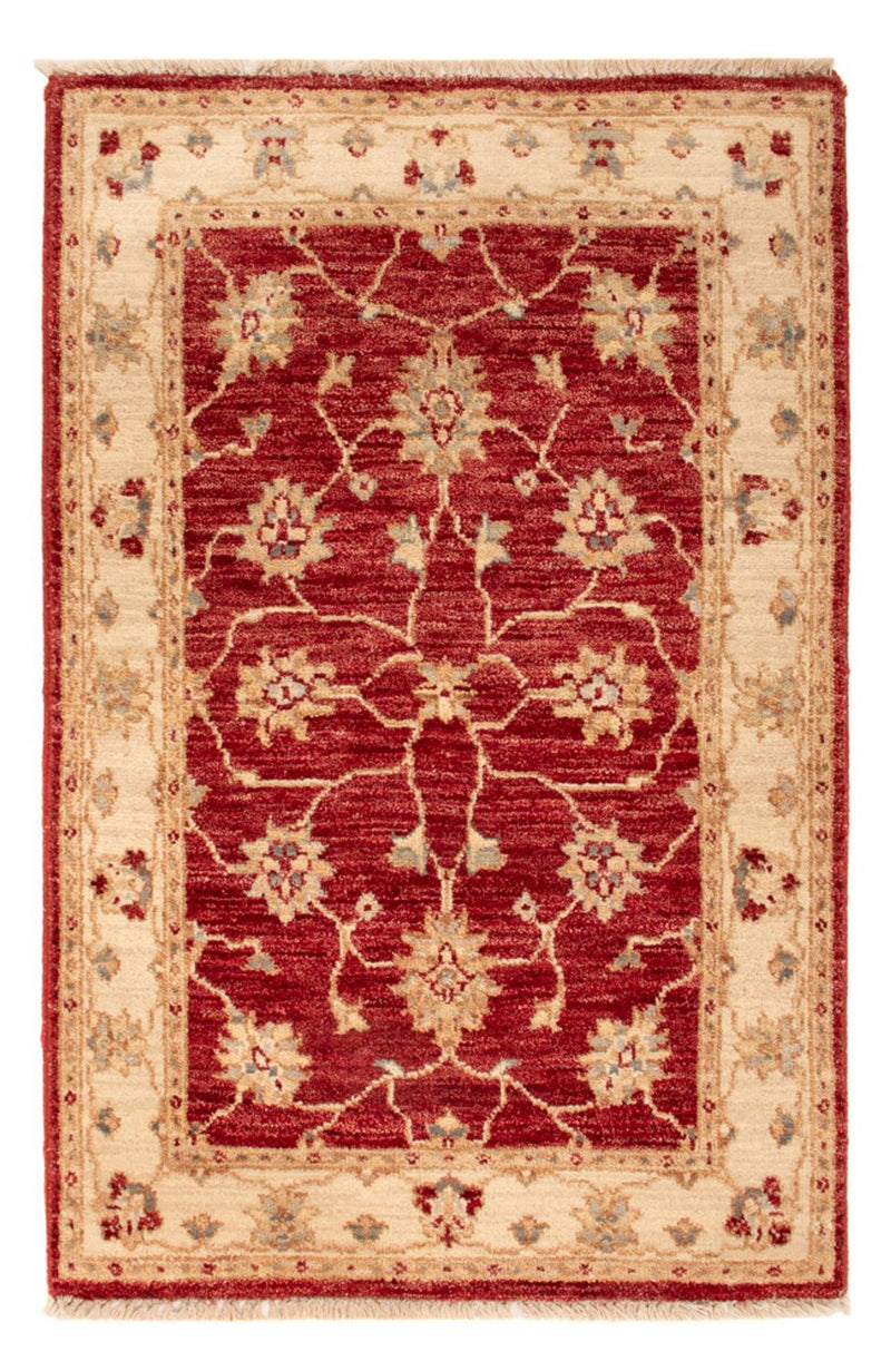 Tapis Ziegler - 90 x 60 cm - rouge bordeaux