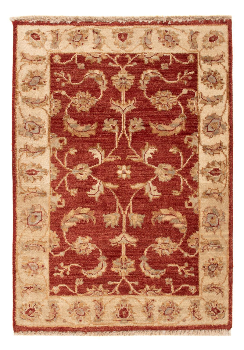 Tapis Ziegler - 90 x 60 cm - rouge bordeaux