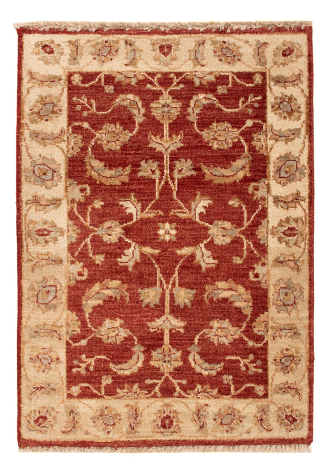 Tapis Ziegler - 90 x 60 cm - rouge bordeaux