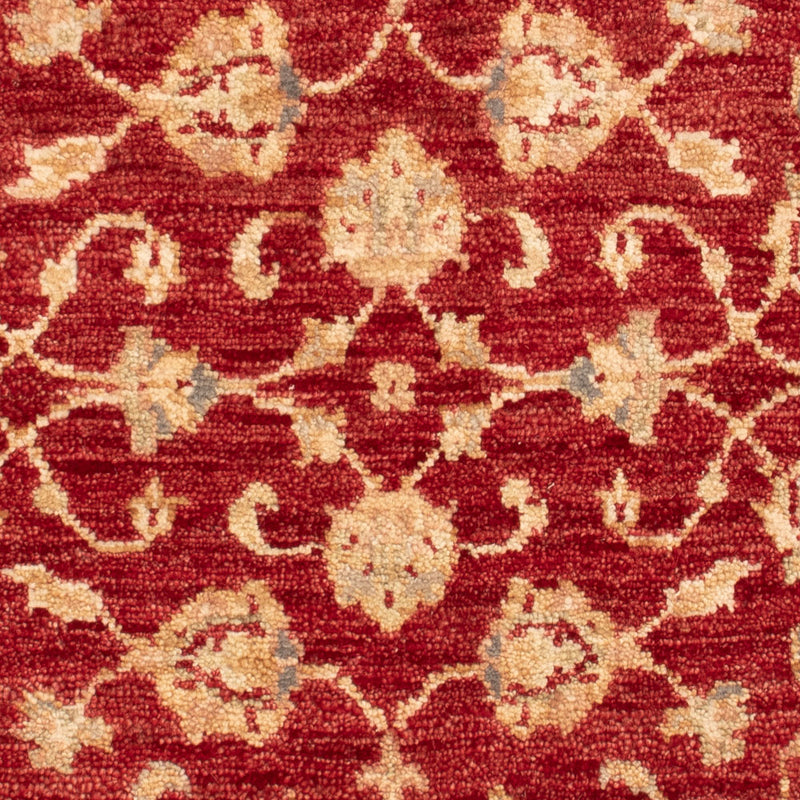 Tapis Ziegler - 90 x 60 cm - rouge bordeaux