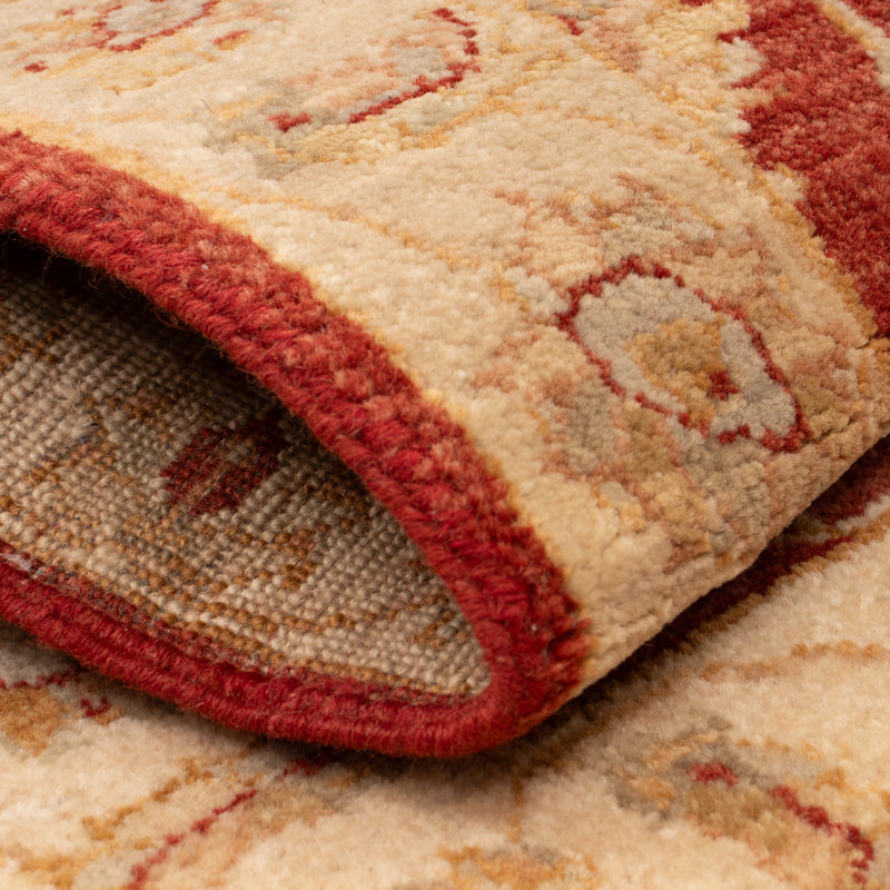 Tapis Ziegler - 90 x 60 cm - rouge bordeaux