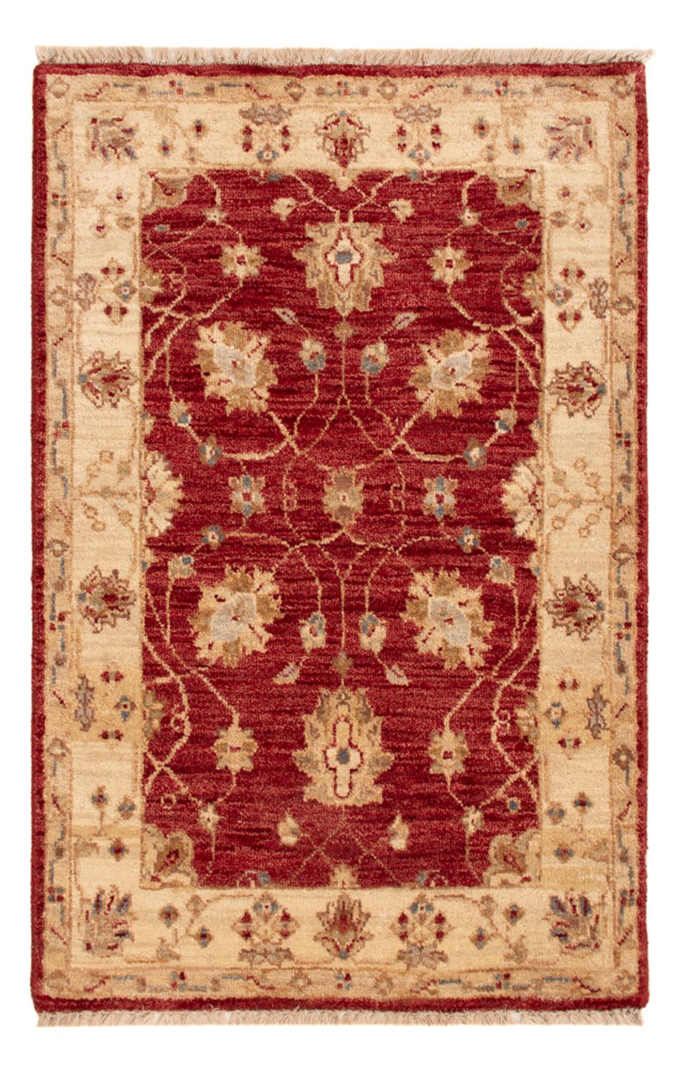 Tapis Ziegler - 90 x 60 cm - rouge bordeaux