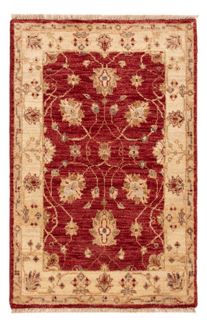 Tapis Ziegler - 90 x 60 cm - rouge bordeaux