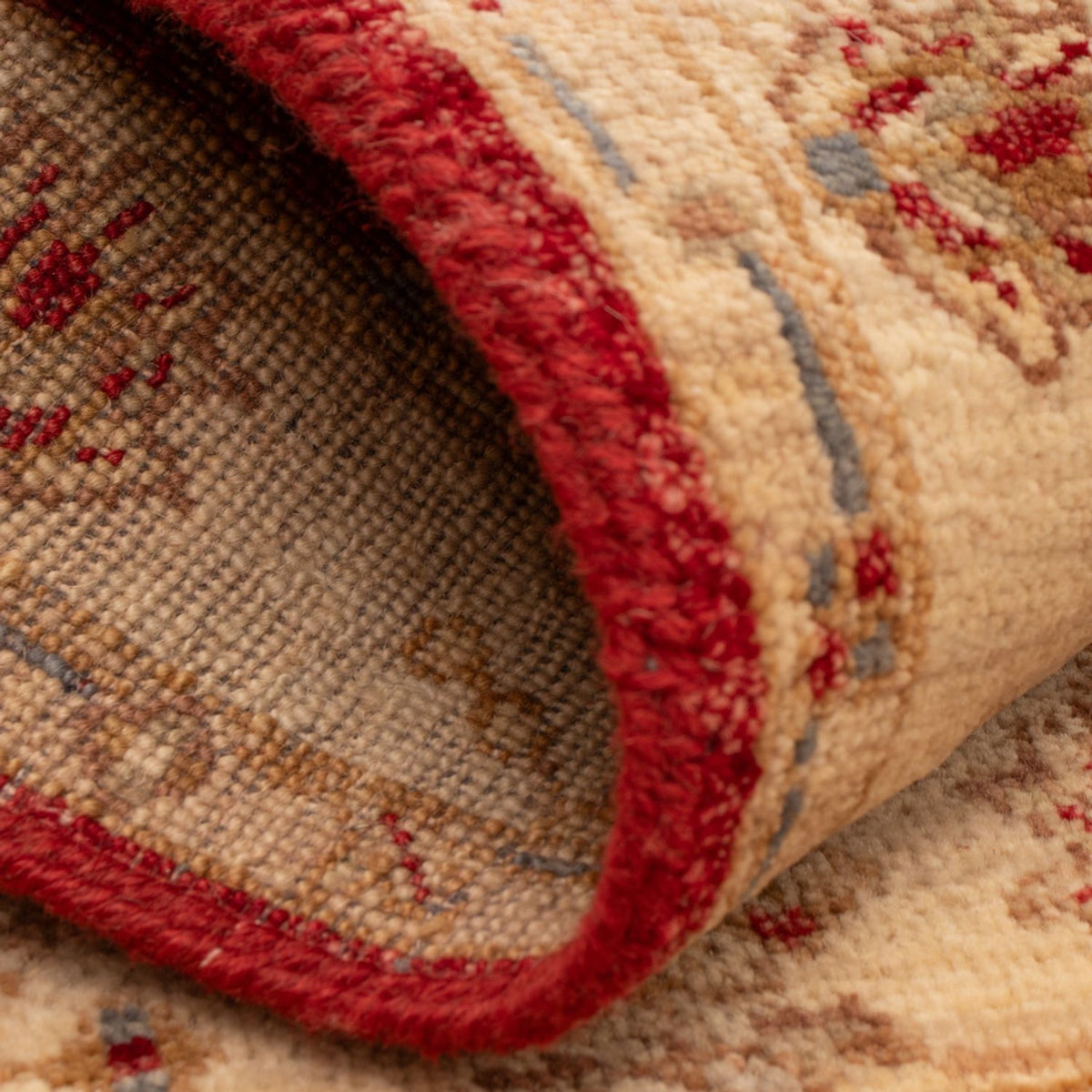 Tapis Ziegler - 90 x 60 cm - rouge bordeaux